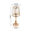 2-Pack 11" Crystal Pendant Candle Holders - Classic Empire Lamp Shade Style in Gold, Votive Candle Stand For Table Centerpieces