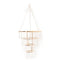Crystal Pendant Chandelier with Gold Metal Frame, 4-Tier Round Hanging Light Fixture with Chain and Hook