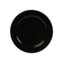 10-Pack Economy Round Plastic Charger Plates 13" in Black with Gold Beaded Rim, Stylish Dinner Party Serving Plates