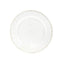 10-Pack Economy Round Plastic Charger Plates 13" in Clear/Gold Glitter with Beaded Rim, Stylish Dinner Party Serving Plates