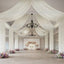 Ivory Sheer Backdrop Drape â€“ 5ftx32ft Wedding Arch & Ceiling Decor Panel, Wrinkle Free with Soft Shimmer