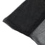 Sheer Backdrop Curtain Panel 5ft Ã— 10ft Black â€“ Wedding Arch Drape with Rod Pocket