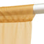 Sheer Backdrop Curtain Panel 5ft Ã— 10ft Gold â€“ Wedding Arch Drape with Rod Pocket