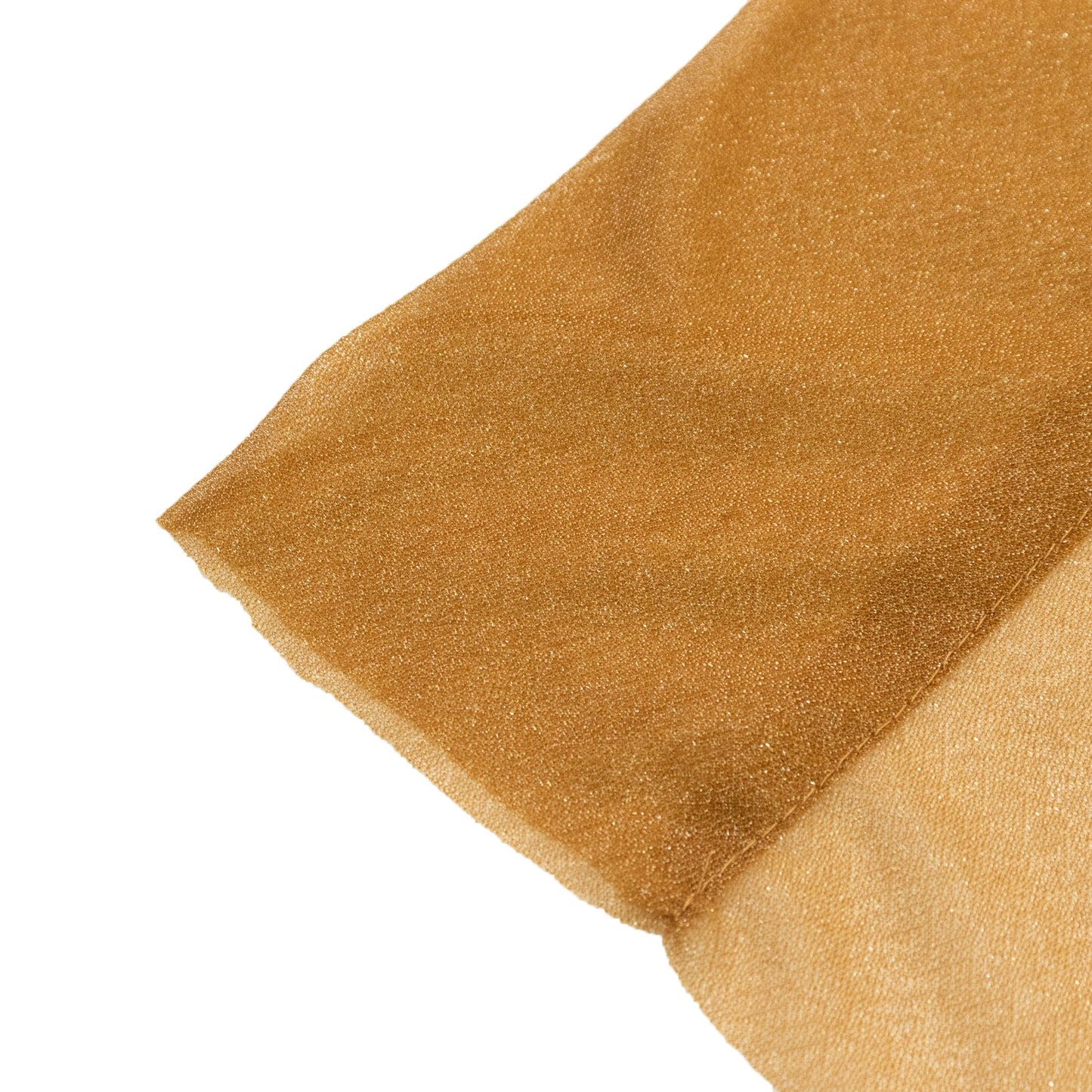 Sheer Backdrop Curtain Panel 5ft Ã— 10ft Gold â€“ Wedding Arch Drape with Rod Pocket