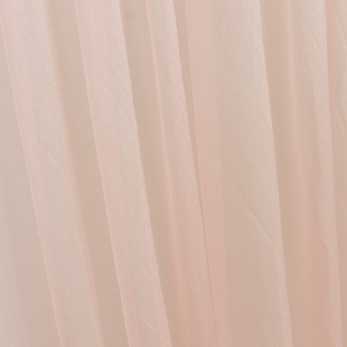 Blush Sheer Chiffon Valance Curtain 4ft x 5ft â€“  Wedding Arch Drape with Rod Pocket, Voile Backdrop Panel