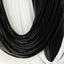 Black Sheer Chiffon Valance Curtain 4ft x 5ft â€“  Wedding Arch Drape with Rod Pocket, Voile Backdrop Panel