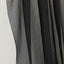 Black Sheer Chiffon Valance Curtain 4ft x 5ft â€“  Wedding Arch Drape with Rod Pocket, Voile Backdrop Panel