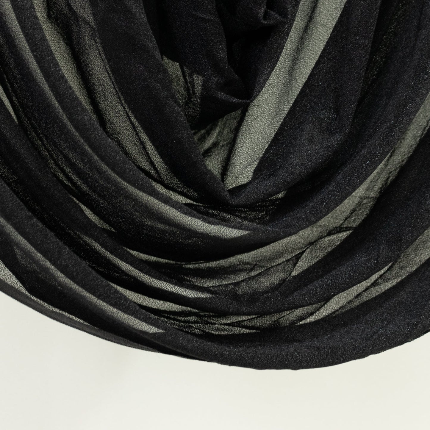 Black Sheer Chiffon Valance Curtain 4ft x 5ft â€“  Wedding Arch Drape with Rod Pocket, Voile Backdrop Panel