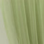 Dusty Sage Green Sheer Chiffon Valance Curtain 4ft x 5ft â€“  Wedding Arch Drape with Rod Pocket, Voile Backdrop Panel