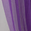 Purple Sheer Chiffon Valance Curtain 4ft x 5ft â€“  Wedding Arch Drape with Rod Pocket, Voile Backdrop Panel