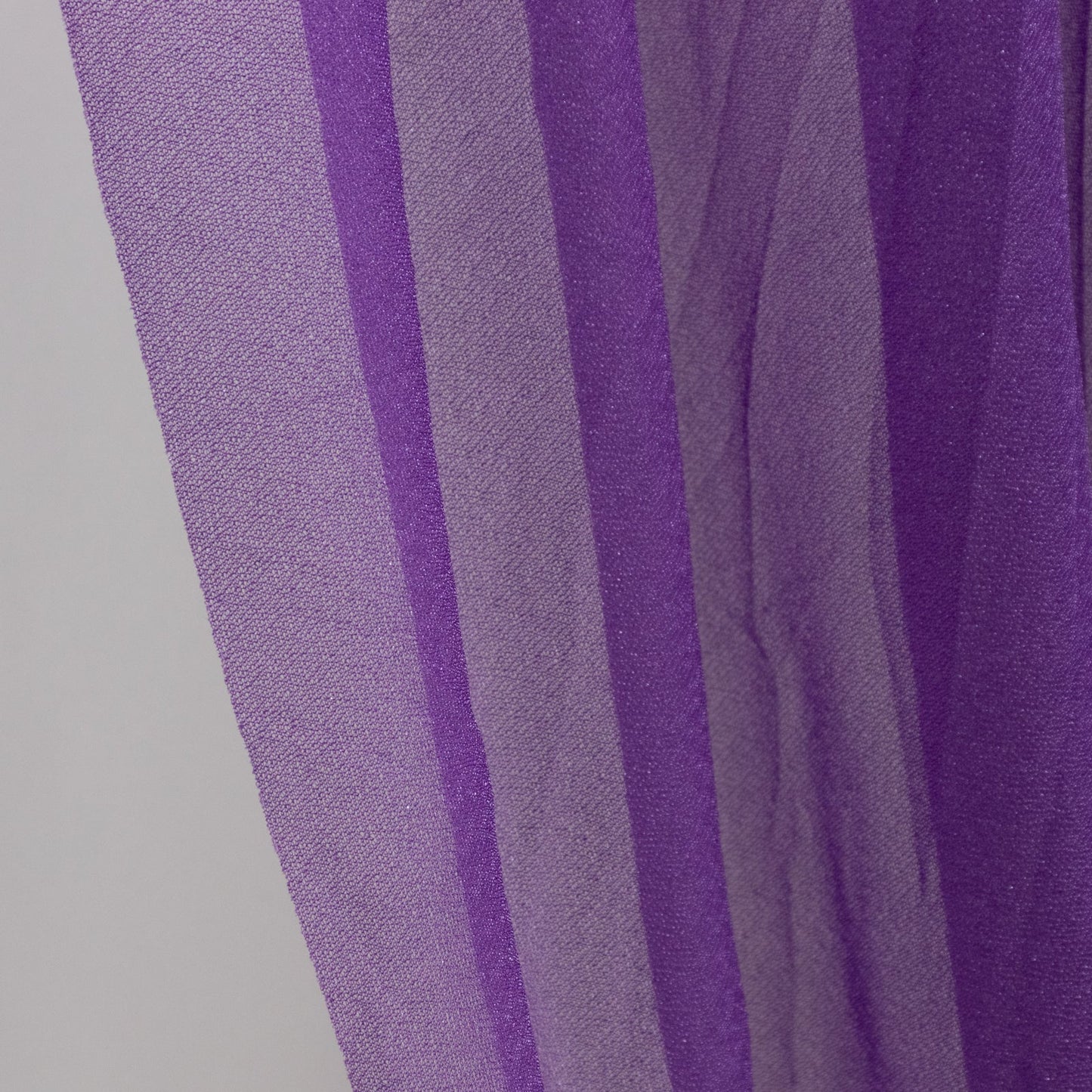 Purple Sheer Chiffon Valance Curtain 4ft x 5ft â€“  Wedding Arch Drape with Rod Pocket, Voile Backdrop Panel