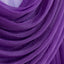 Purple Sheer Chiffon Valance Curtain 4ft x 5ft â€“  Wedding Arch Drape with Rod Pocket, Voile Backdrop Panel