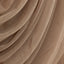 Taupe Sheer Chiffon Valance Curtain 4ft x 6ft â€“  Wedding Arch Drape with Rod Pocket, Voile Backdrop Panel