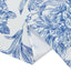 French Toile Polyester Backdrop Curtain â€“ Blue Floral 5ft x 10ft Rod Pocket Drape Panel