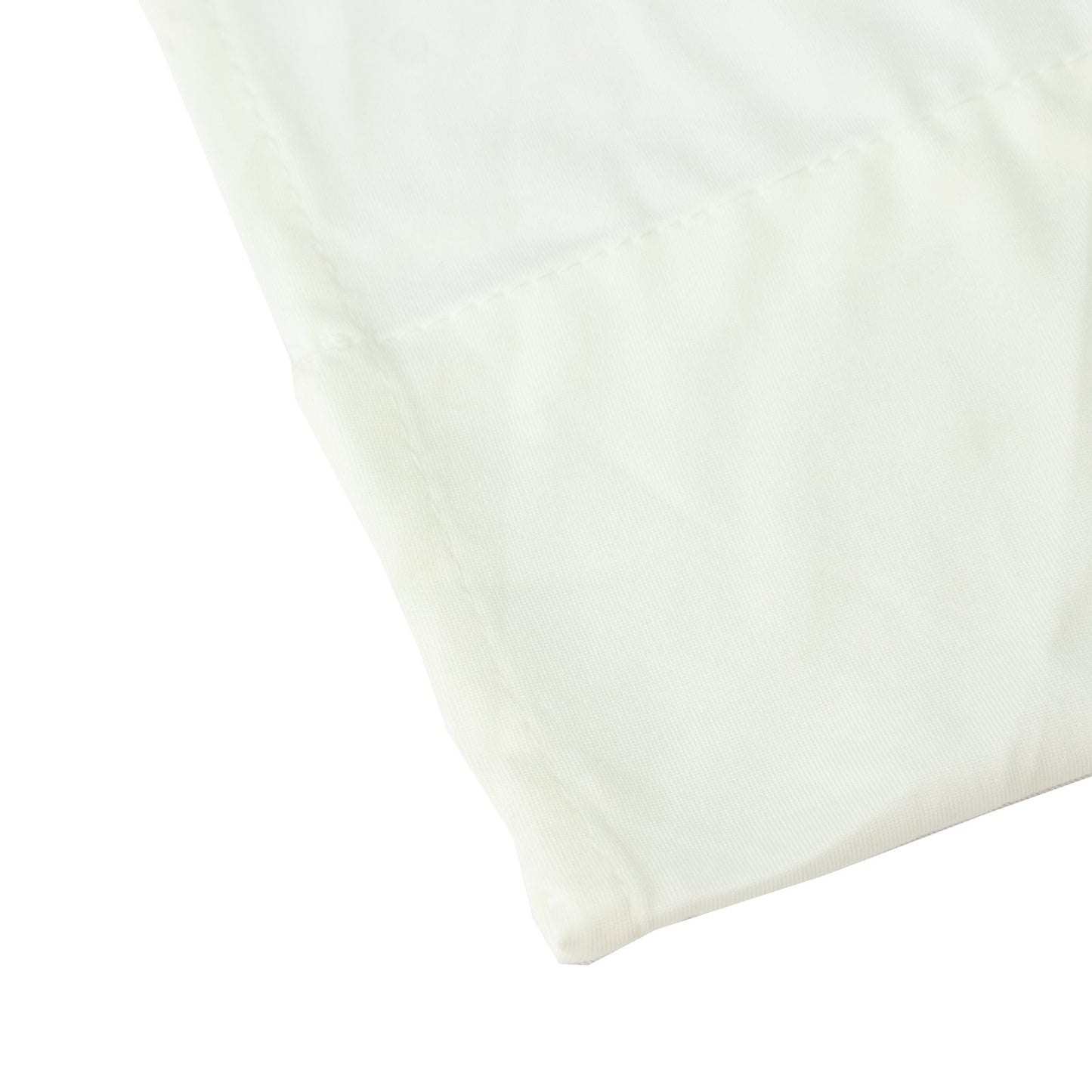 Ivory Spandex Ceiling Drape Panel, 5ft x 32ft â€” Wrinkle-Free 4-Way Stretch Fabric, Extra-Long Curtain for Event Ceiling or Backdrop DÃ©cor