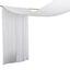 White Spandex Ceiling Drape Panel, 5ft x 32ft â€” Wrinkle-Free 4-Way Stretch Fabric, Extra-Long Curtain for Event Ceiling or Backdrop DÃ©cor