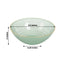 20-Pack 16oz Plastic Bowls â€“ Transparent Dusty Sage Green with Gold Rim, Elegant Crystal-Like Swirl Disposable Bowls