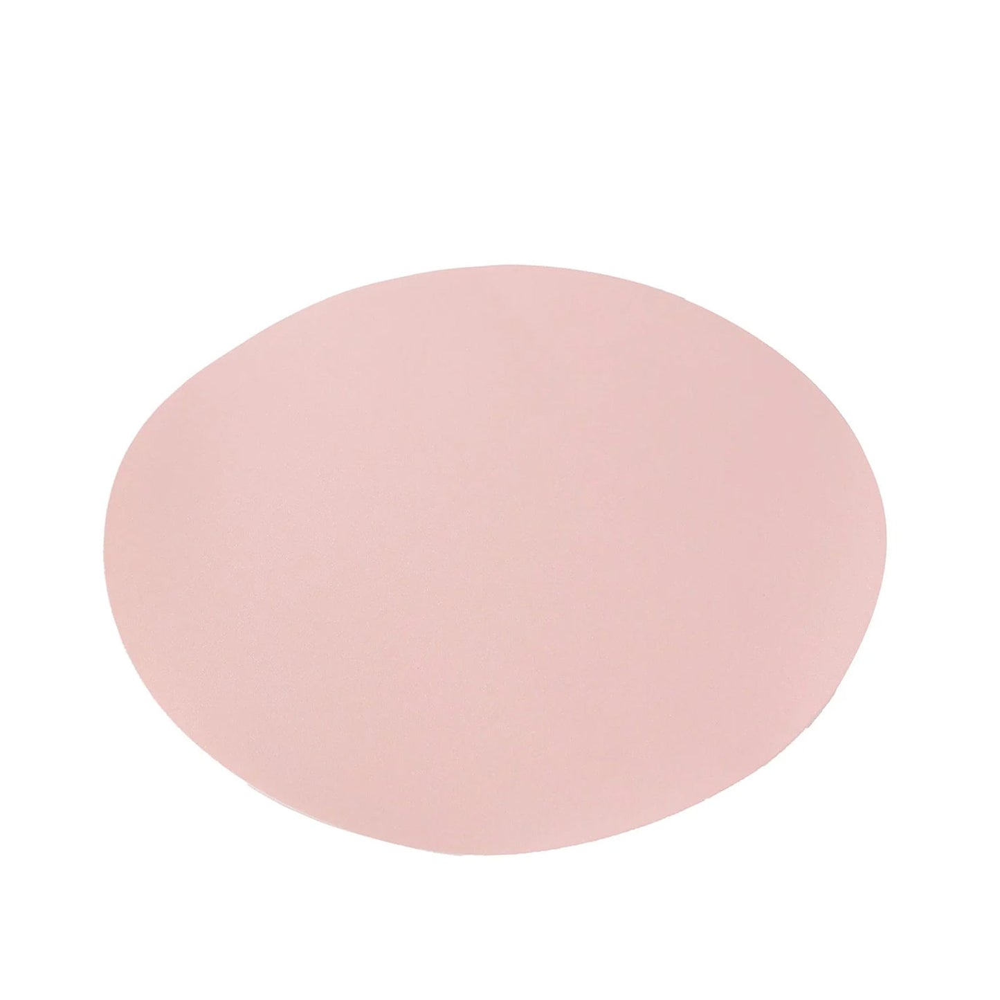 50 Pack 13" Round Disposable Paper Placemats â€“ Pink Cardboard Dining Table Mats, 120 GSM