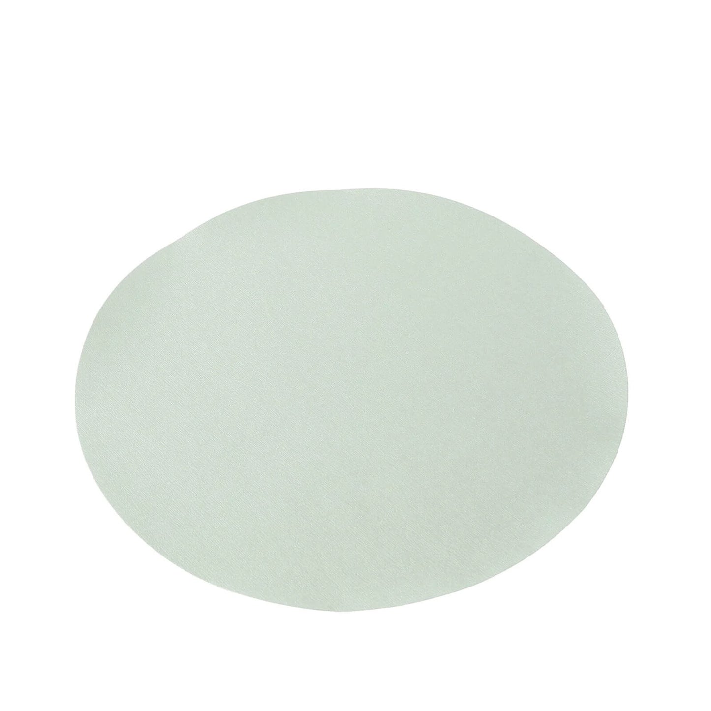 50 Pack 13" Round Disposable Paper Placemats â€“ Sage Green Cardboard Dining Table Mats, 120 GSM