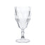 12 Pack Vintage Diamond Cut Plastic Goblets â€“ Clear 11oz Reusable Wine & Beverage Glasses
