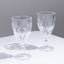 12 Pack Vintage Diamond Cut Plastic Goblets â€“ Clear 11oz Reusable Wine & Beverage Glasses