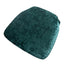 5 Pack Crushed Velvet Seat Pad Covers for Chiavari Chairs â€“ Hunter Emerald Green Fitted Dining Chair Cushion Slipcovers, Washable & Reusable