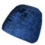 5 Pack Crushed Velvet Seat Pad Covers for Chiavari Chairs â€“ Navy Blue Fitted Dining Chair Cushion Slipcovers, Washable & Reusable