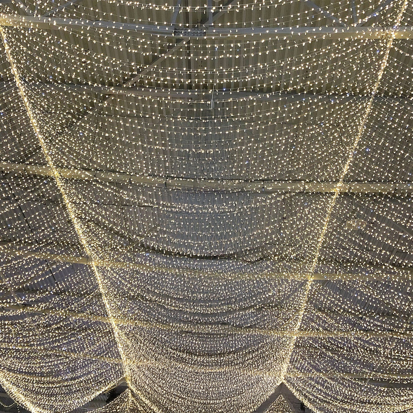 LED Curtain Fairy Lights 10ft x 40ft â€“ Warm White 1200 LED Plug-In String Lights, 8 Modes, End-to-End Connectable, Indoor/Outdoor Use