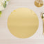 10-Pack Candle Plate Centerpiece Bases Circle Acrylic Mirror Tray Gold Round - Event Decor 10"