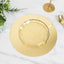 10-Pack Candle Plate Centerpiece Bases Circle Acrylic Mirror Tray Gold Round - Event Decor 10"