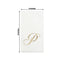 100 Paper Dinner Napkins White with Gold Foil Monogram "P" â€“ 8"x4" Folded, Disposable Party Napkins