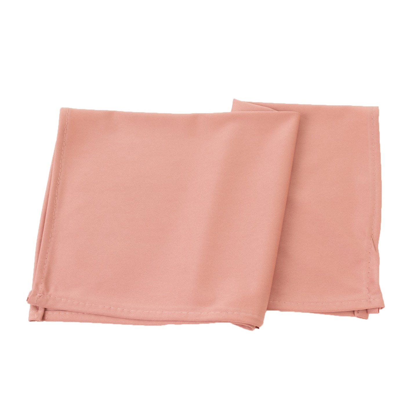 5 Pack Dusty Rose Scuba Napkins â€“ 17"x17", Wrinkle-Free & Stain Resistant Cloth Napkins