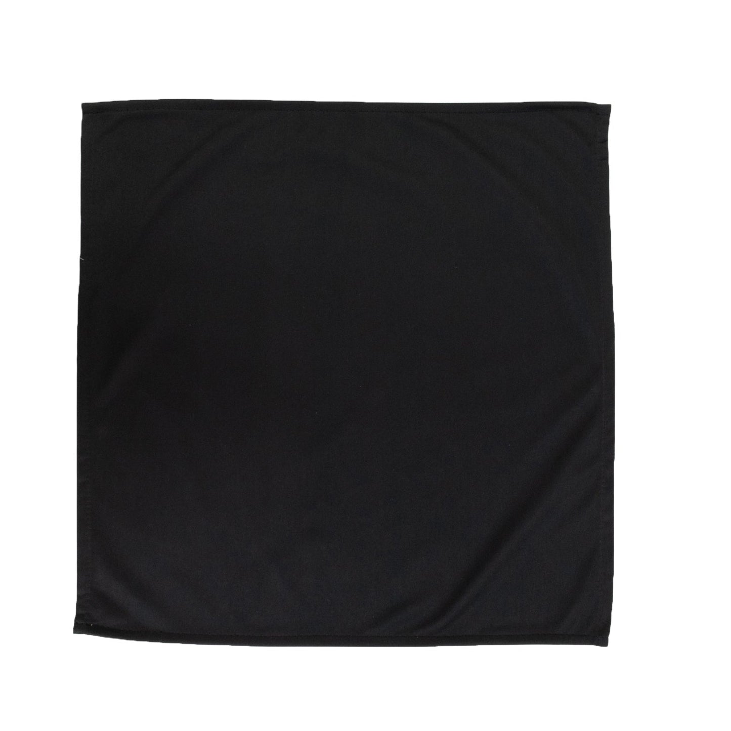 5 Pack Black Scuba Napkins â€“ 17"x17", Wrinkle-Free & Stain Resistant Cloth Napkins