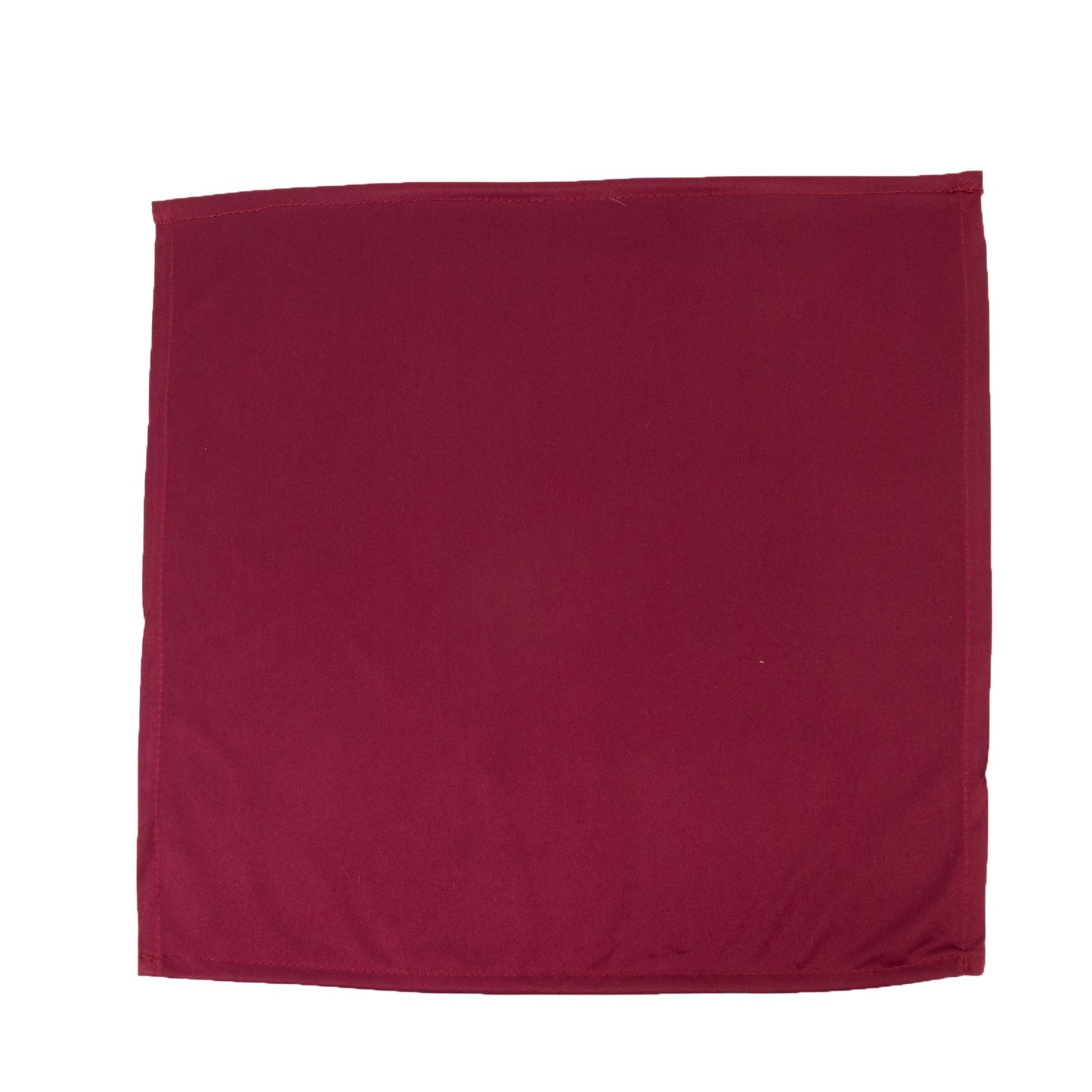 5 Pack Burgundy Scuba Napkins â€“ 17"x17", Wrinkle-Free & Stain Resistant Cloth Napkins