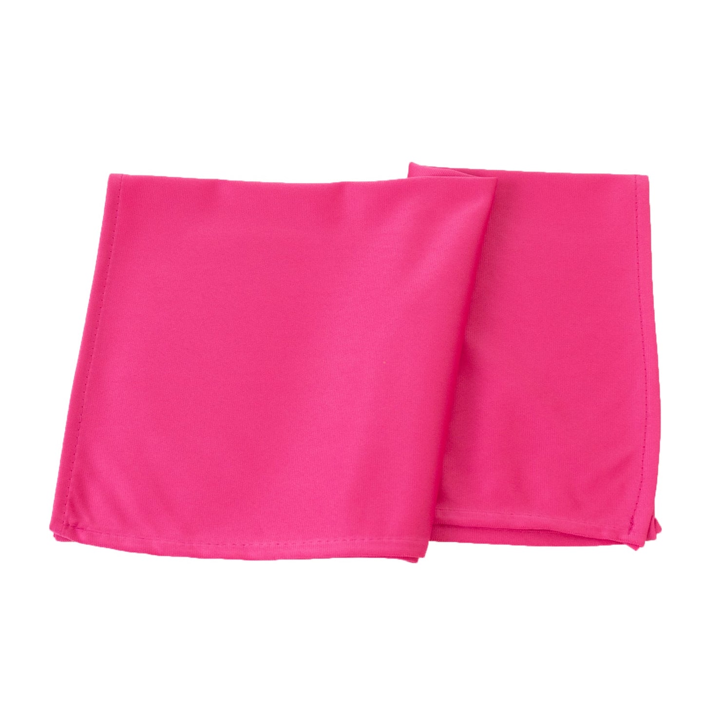 5 Pack Fuchsia Scuba Napkins â€“ 17"x17", Wrinkle-Free & Stain Resistant Cloth Napkins