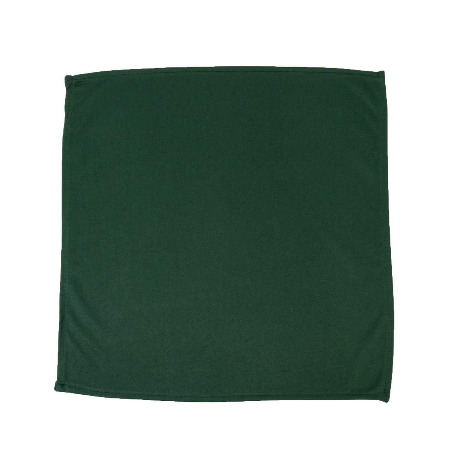 5 Pack Hunter Emerald Green Scuba Napkins â€“ 17"x17", Wrinkle-Free & Stain Resistant Cloth Napkins