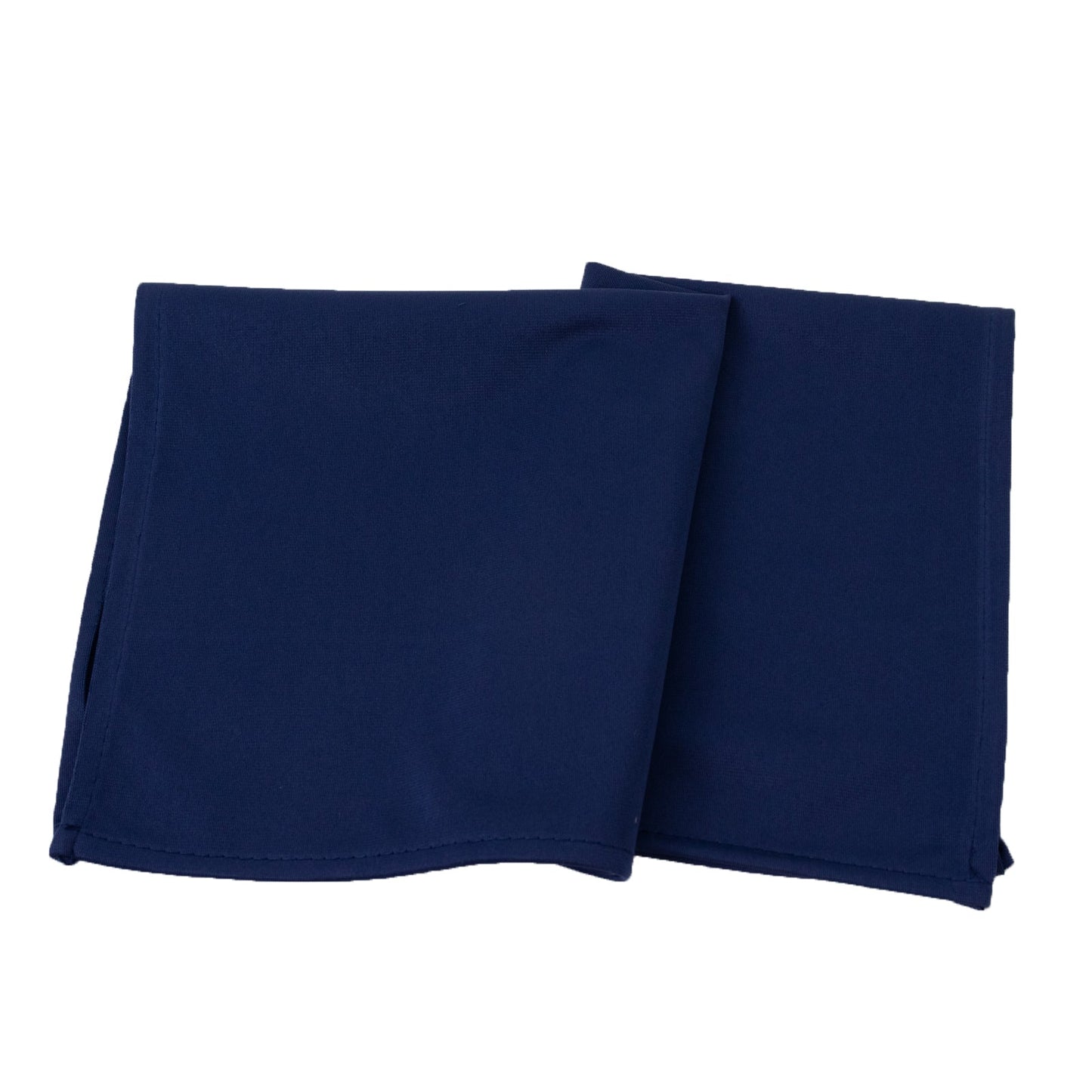 5 Pack Navy Blue Scuba Napkins â€“ 17"x17", Wrinkle-Free & Stain Resistant Cloth Napkins