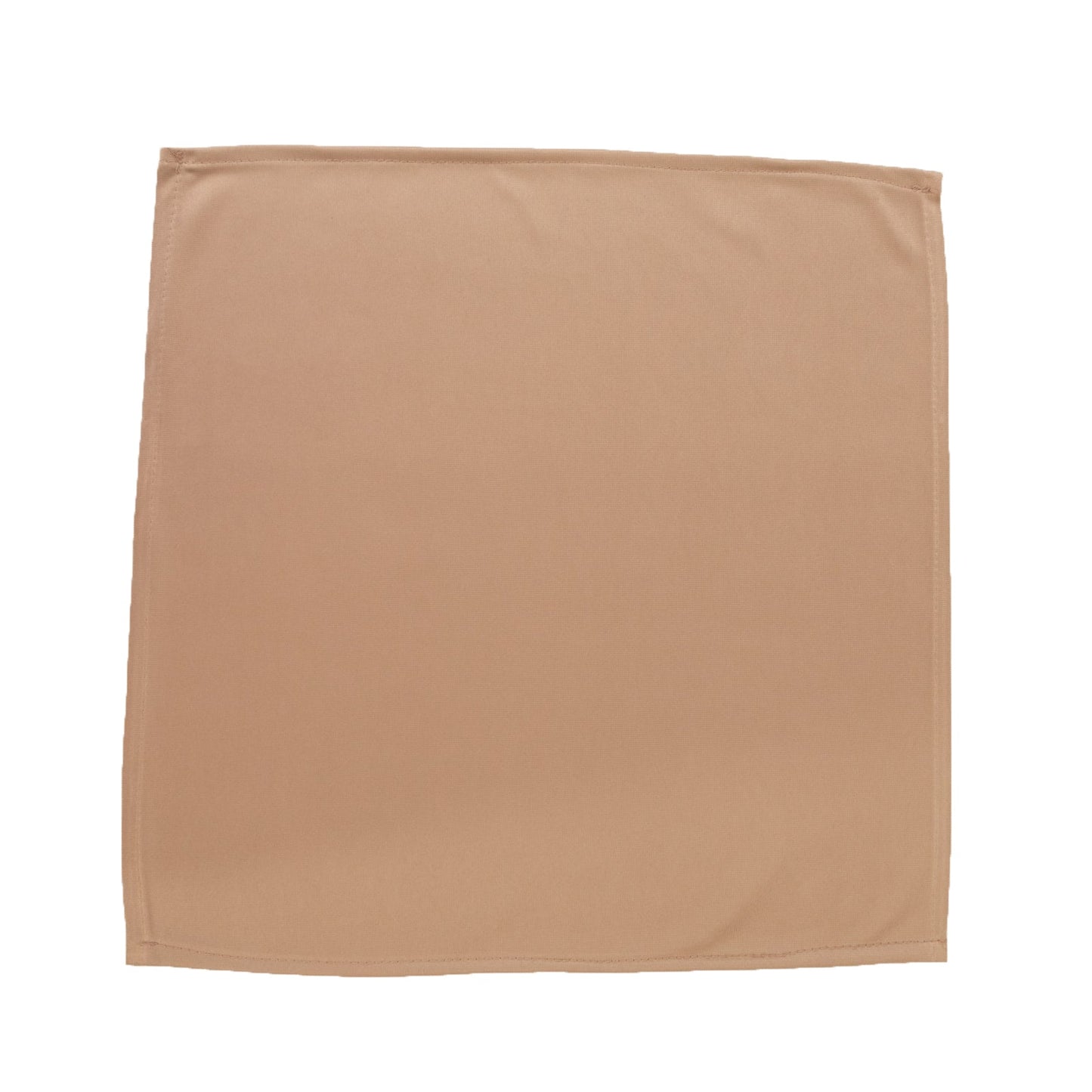 5 Pack Nude Scuba Napkins â€“ 17"x17", Wrinkle-Free & Stain Resistant Cloth Napkins