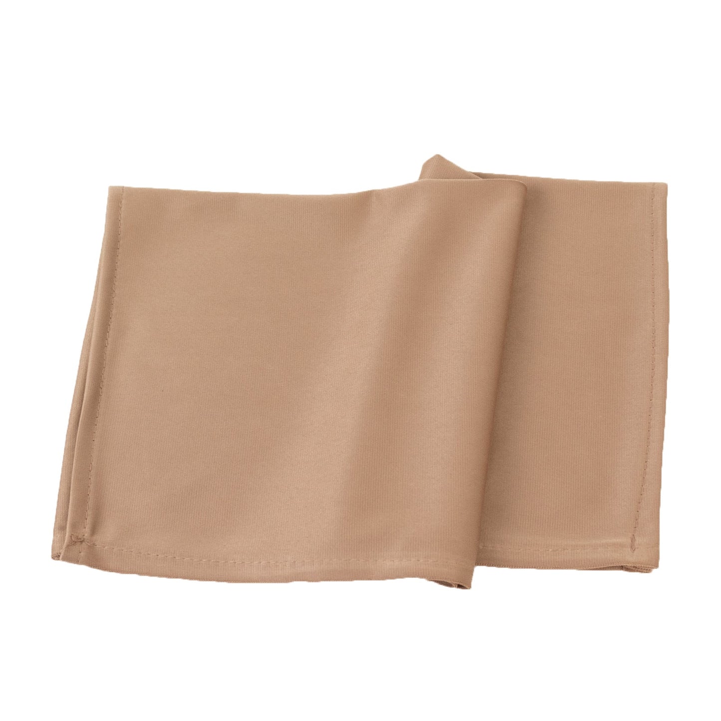 5 Pack Nude Scuba Napkins â€“ 17"x17", Wrinkle-Free & Stain Resistant Cloth Napkins