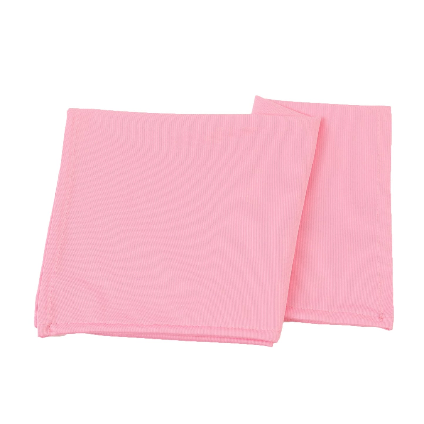 5 Pack Pink Scuba Napkins â€“ 17"x17", Wrinkle-Free & Stain Resistant Cloth Napkins