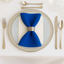 5 Pack Royal Blue Scuba Napkins â€“ 17"x17", Wrinkle-Free & Stain Resistant Cloth Napkins