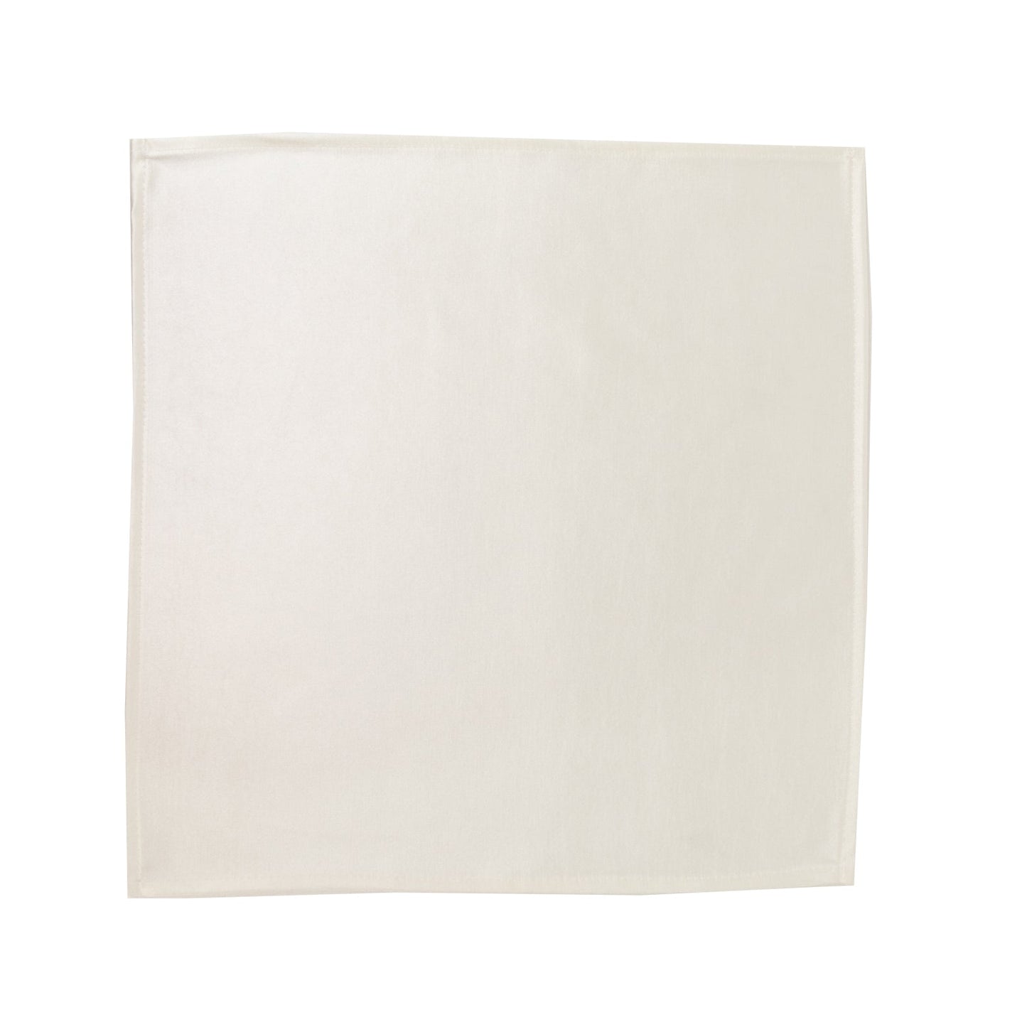 5 Pack Shimmer Pearl White Scuba Napkins â€“ 17"x17" Wrinkle-Free & Stain-Resistant Cloth Table Napkins