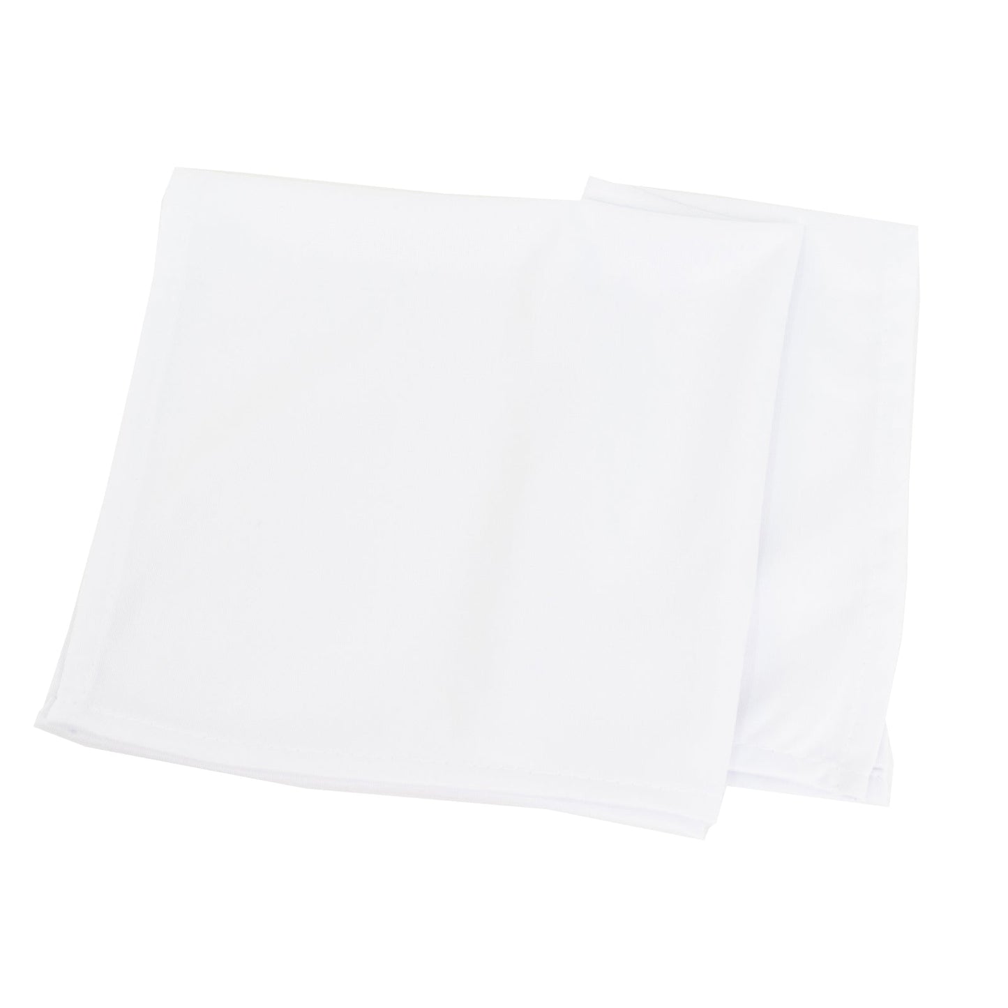 5 Pack White Scuba Napkins â€“ 17"x17", Wrinkle-Free & Stain Resistant Cloth Napkins