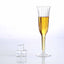 24-Pack Plastic Champagne Flutes Clear Flared Design - Lightweight Disposable Toasting Glasses 6oz