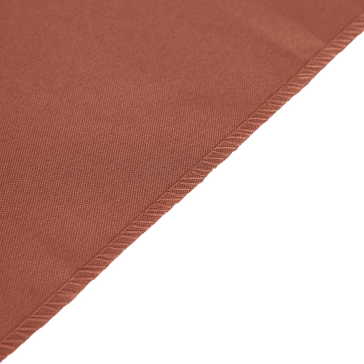 Polyester 12"x108" Table Runner Terracotta (Rust) - Durable & Wrinkle-Resistant Table Decor