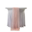 20-Pack 9ft Sheer Table Runners â€“ Blush Shimmer Sheer Drapes, Wrinkle-Free