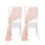 20-Pack Sheer Chair Drape Decor in Blush â€“ 9ft Shimmer Sash, Wrinkle-Free