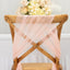 20-Pack Sheer Chair Drape Decor in Blush â€“ 9ft Shimmer Sash, Wrinkle-Free
