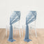 20-Pack Sheer Chair Drape Decor in Dusty Blue â€“ 9ft Shimmer Sash, Wrinkle-Free