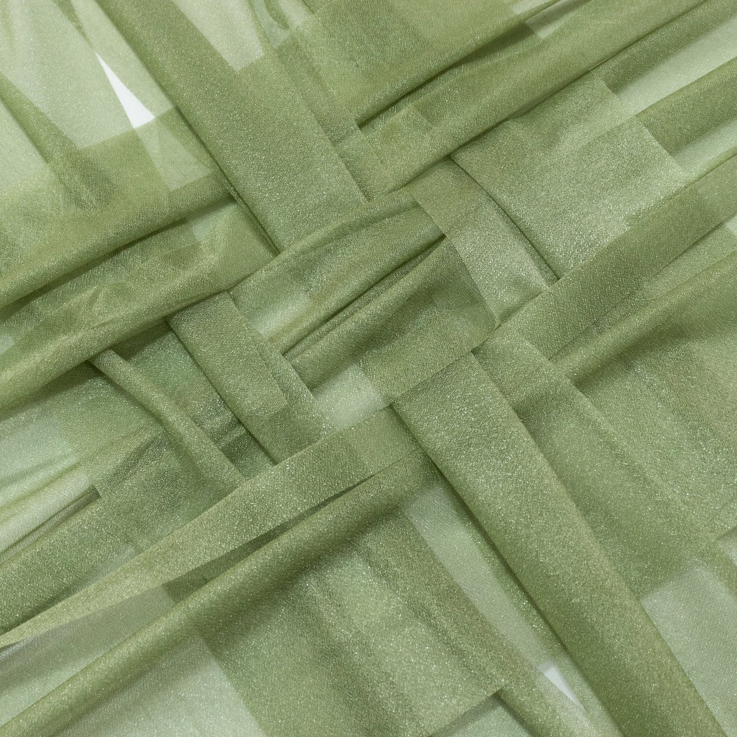 20-Pack 9ft Sheer Table Runners â€“ Dusty Sage Green Shimmer Sheer Drapes, Wrinkle-Free
